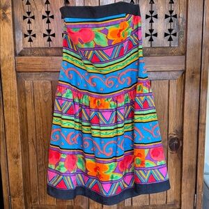 A.J. Bari colorful Cotton Dress